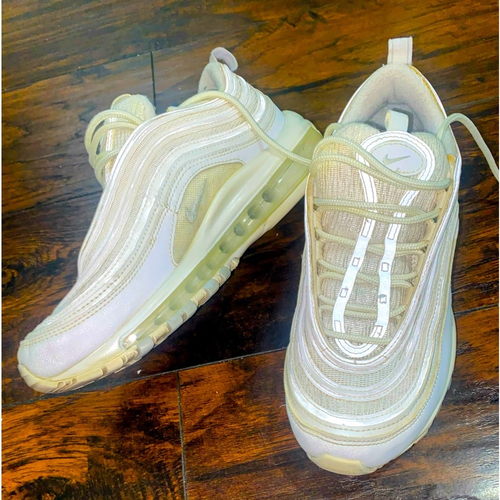 Nike Airmax 97 triple white-size 7.5